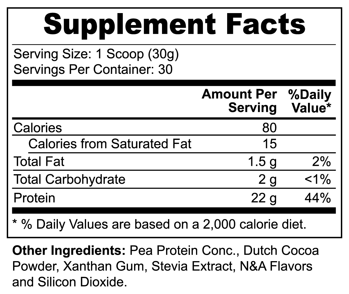 VitaGlow Vegan Pea Protein (Chocolate)