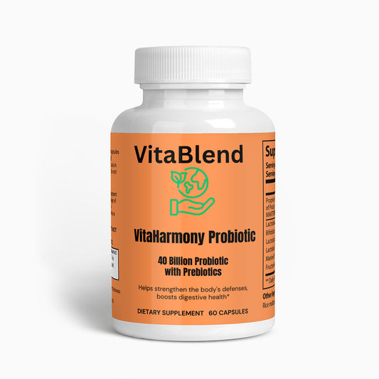 VitaHarmony Probiotic 40 Billion with Prebiotics
