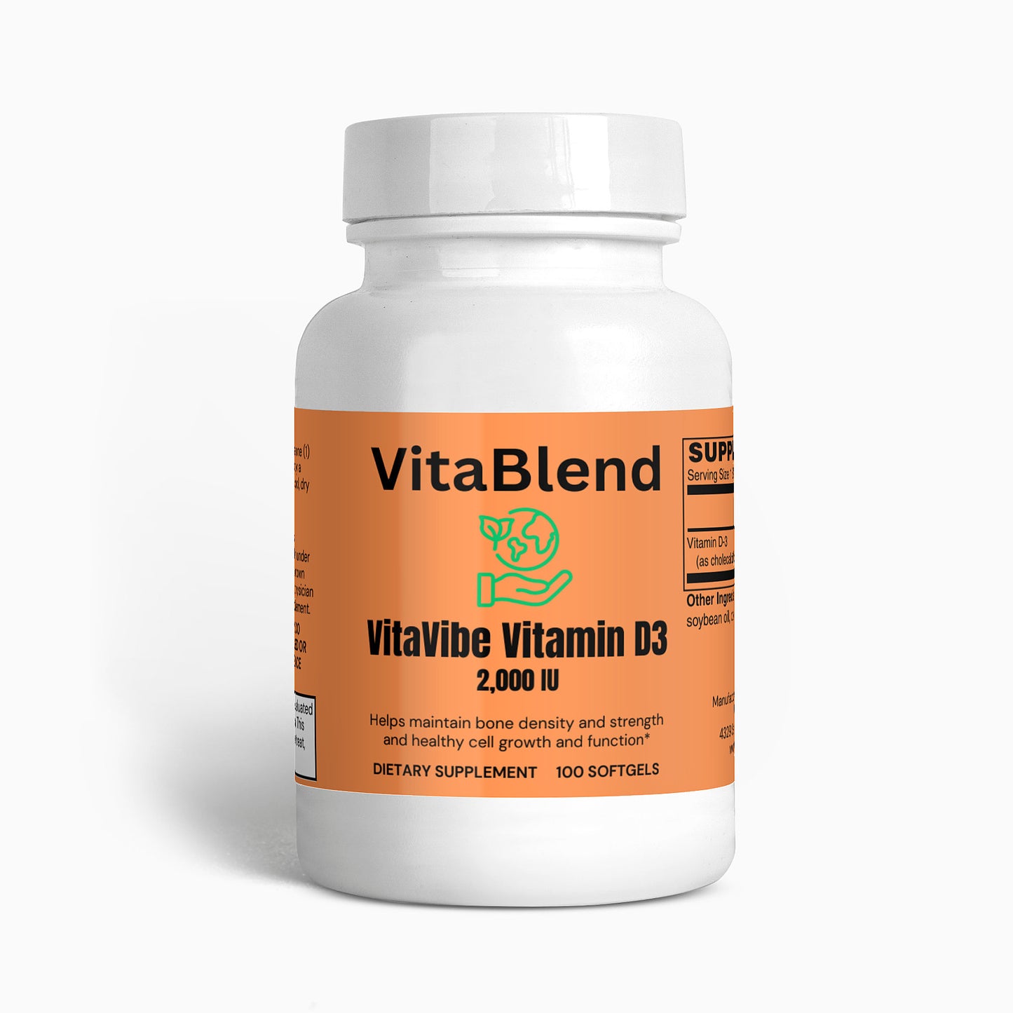 VitaVibe Vitamin D3 2,000 IU