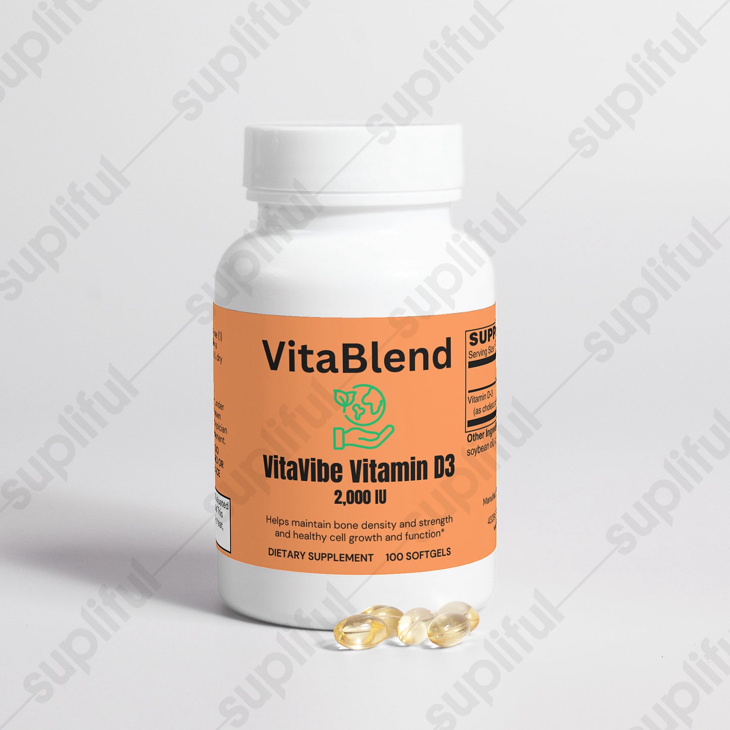 VitaVibe Vitamin D3 2,000 IU